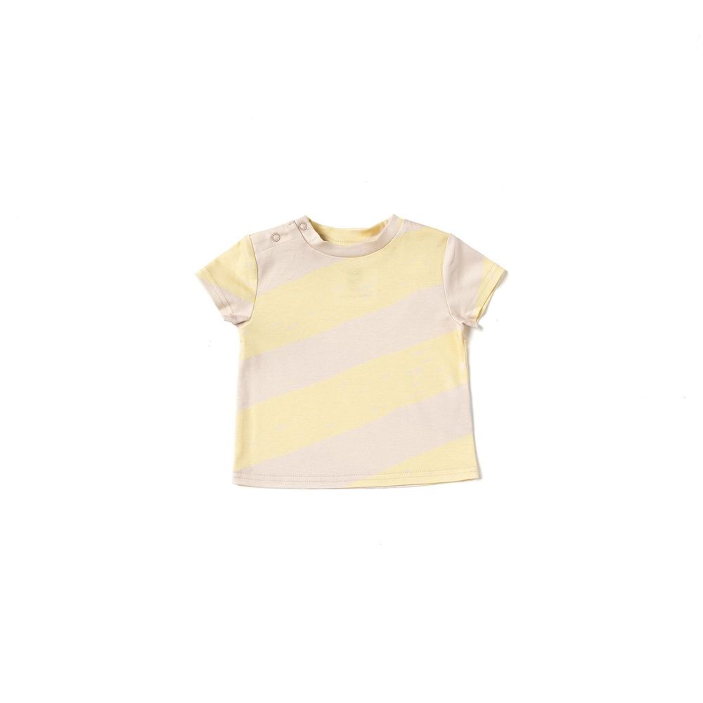 Omamimini Baby Boxy T-Shirt With Stripes